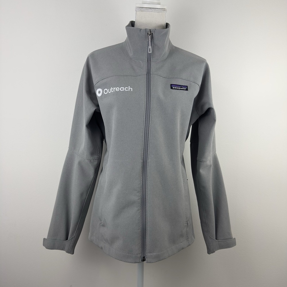 Patagonia Women's Full-Zip Jacket XS Gray – Worn‎ Wear – "Outreach" Logo